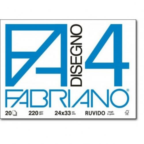 FABRIANO F4 BLOCCO 24X33 RUVIDO 200GR 20FG 5000597